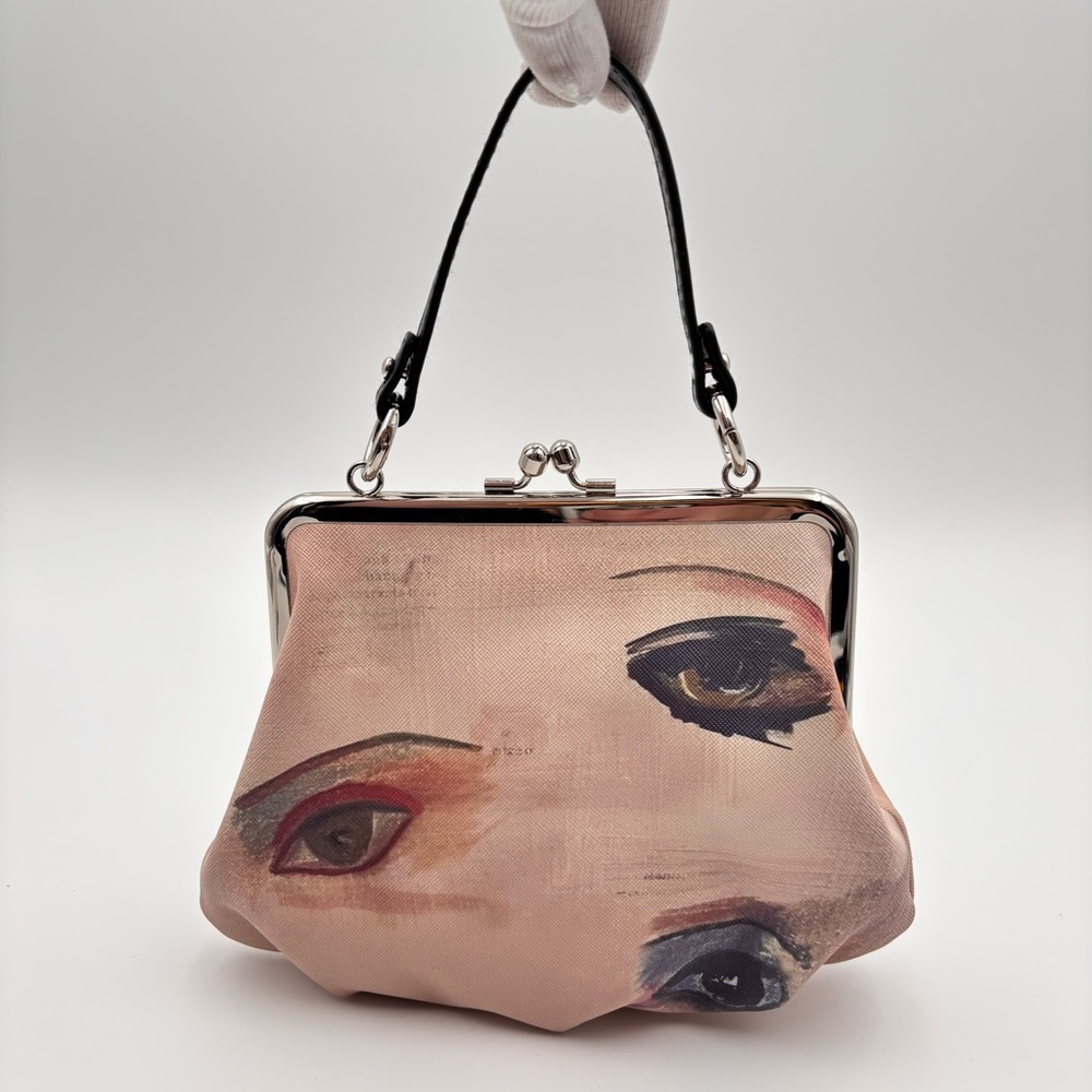 Vivienne Westwood Granny Bag Portrait Print Kiss Lock Clutch - Picture 2 of 7
